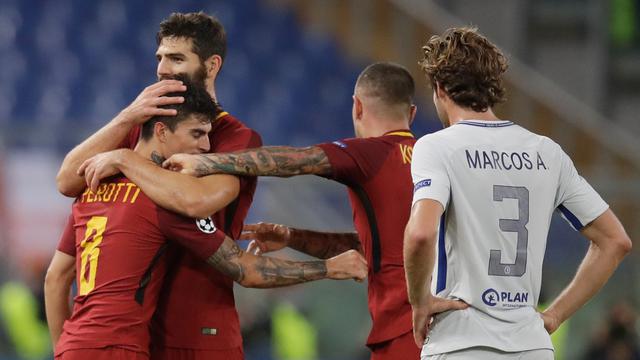 AS Roma Sukses Tumbangkan Chelsea