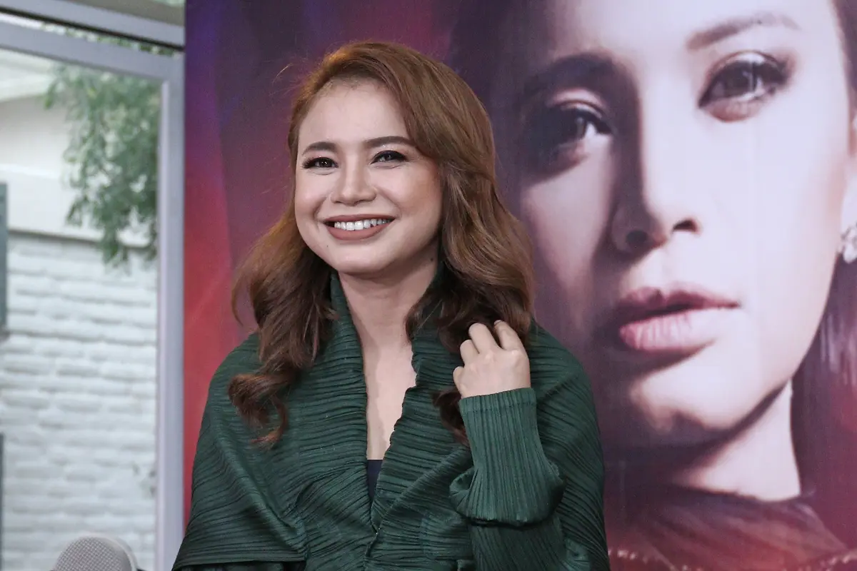 Penyanyi Rossa saat jumpa press New Year's the Patra Bali di Jakarta, Rabu (22/11/2017). Rossa akan mengisi acara di New Year's the Patra Bali resort & villas "A New Chapter Concert"