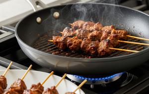 Resep Sate Daging Sapi Teflon Tanpa Arang/ AI