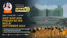 Pemerintah akan mulai melakukan pemindahan bertahap pegawai Aparatur Sipil Negara (ASN) ke Ibu Kota Nusantara (IKN). Pemindahan ASN ke IKN rencananya akan dimulai pada September 2024.