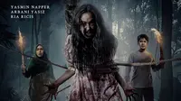 Thaghut siap menghantui bioskop. Film ini dibintangi Yasmine Napper, Ria Ricis, Arbani Yasiz, Hana Saraswati, Whani Darmawan, hingga Dennis Adhiswara. (Foto: Dok. Leo Pictures)