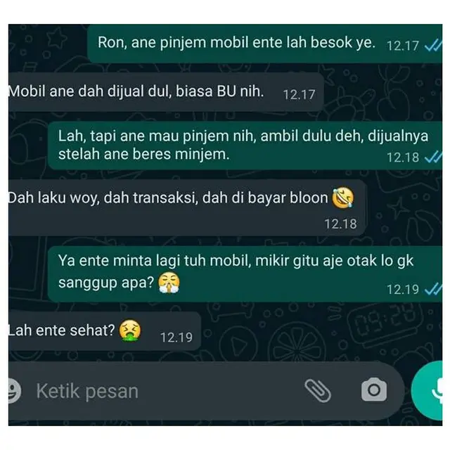 Enggak Ada Kerjaan, 7 Chat Usil dari Teman Ini Bikin Geregetan