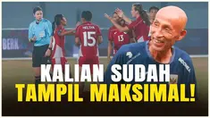 Pelatih Timnas Indonesia Putri, Satoru Mochizuki, tetap memuji perjuangan Helsya Maeisyaroh dkk. meski takluk dari Timnas Chinese Taipei Putri dan tidak mampu melaju ke Piala Asia Putri 2026.