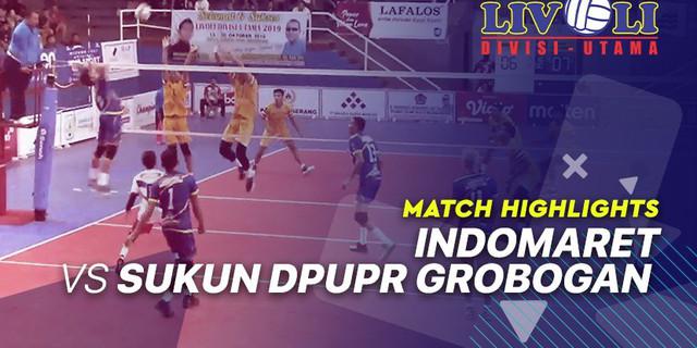 VIDEO: Highlights Livoli 2019, Indomaret Vs Sukun Dpupr Grobogan 3-2