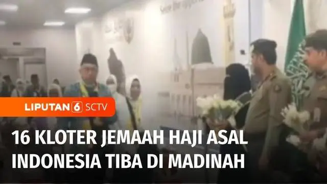 Sepanjang hari Rabu, 16 kloter jemaah haji asal Indonesia berdatangan di Madinah, Arab Saudi. Para jemaah mendapat sambutan hangat dari perwakilan Pemerintah Arab Saudi.