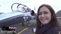 7 Momen Maia Estianty Naik Jet Tempur, Rasakan Sensasi Akrobatik di Atas Awan