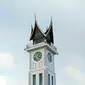 Jam Gadang Bukittinggi, salah satu destinasi wisata yang bakal dikunjungi wisatawan asal China. (Foto: Liputan6.com/ Novia Harlina)
