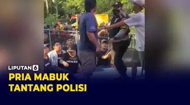 Viral di Medsos, Warga dalam Kondisi Mabuk Tantang Polisi