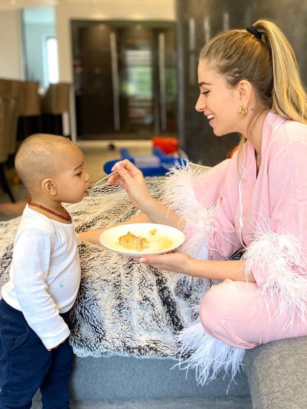Maria Zulay Salaues, istri Paul Pogba. (foto: Instagram @zulaypogba)