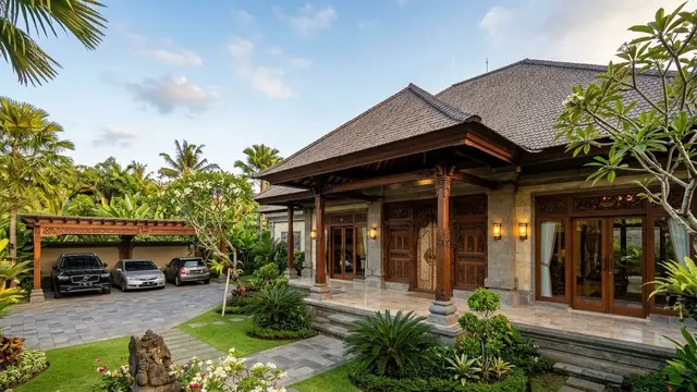 Model Rumah 1 Lantai ala Villa di Bali