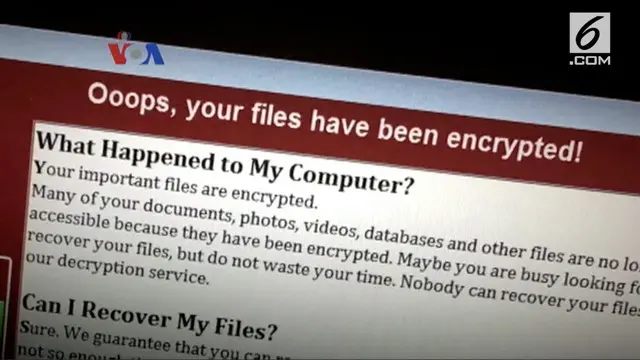 Mengingatkan kembali akan bahaya serangan cyber “phishing” alias memancing data pribadi, serta “ransomware” alias meminta tebusan. VOA