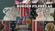Restoran tersebut akan memberi hadiah makan burger gratis selama setahun, bagi pendukung kedua capres tersebut jika beruntung.

