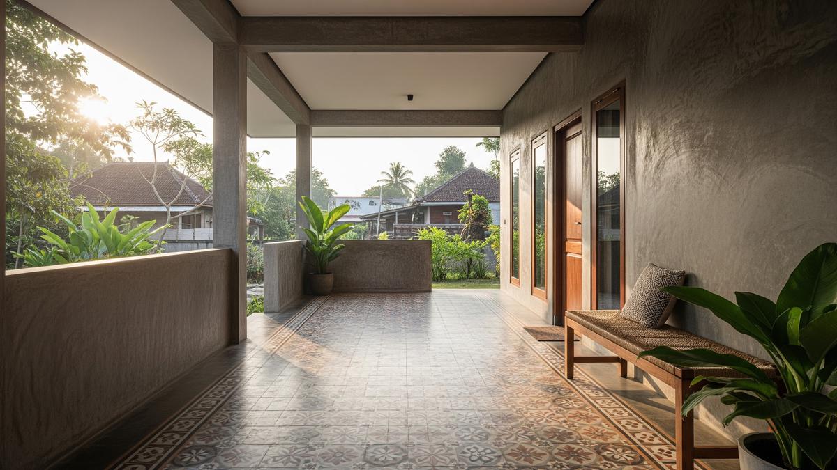 5 Jenis Lantai Teras Anti Licin Cocok untuk Rumah Kampung agar Lebih Aman dan Nyaman