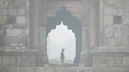 Otoritas Ibu kota India, New Delhi, mengalihkan sekolah-sekolah ke kelas daring pada tanggal 18 November hingga pemberitahuan lebih lanjut. (Money SHARMA/AFP)