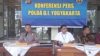 Polda DIY menangkap dua tersangka penganiayaan anak TK di Yogyakarta