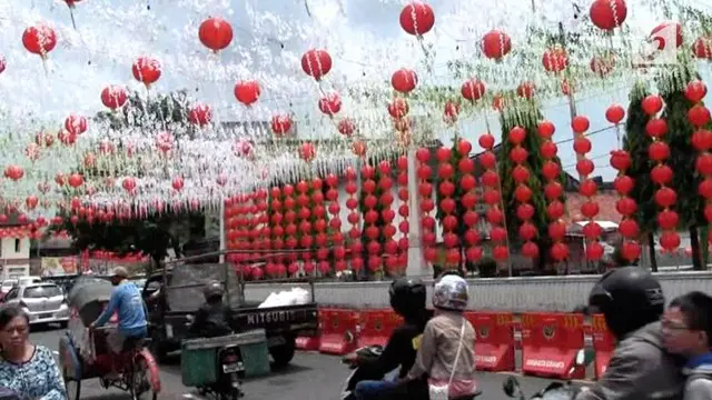 VIDEO: Jelang Imlek, Solo Dipenuhi 5000 Lampion