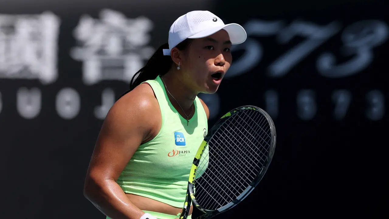 Tampil Memukau di Australia Open 2026, Janice Tjen Kandaskan Petenis Unggulan Kanada Leylah Fernandez