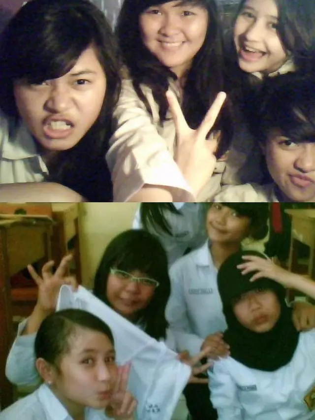 Prilly Bareng Sahabat SMP