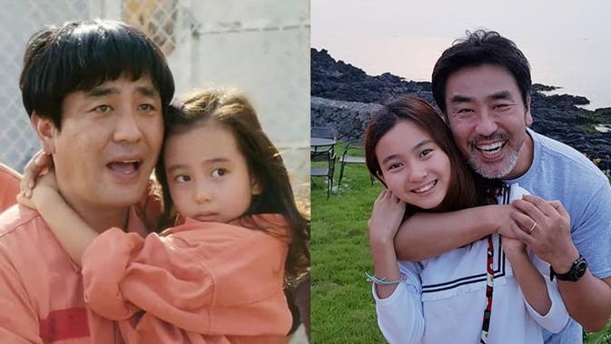 Kal Sowon sukses perani Ye Seung di Miracle in Cell No.7, kini sudah beranjak dewasa. (Sumber: Instagram/@mikiee61x/@ryuseungryong_)