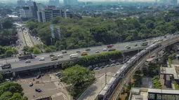 Pengembangan rute baru MRT ini sebagai upaya konektivitas antar wilayah dan mengurai kemacetan. (merdeka.com/Arie Basuki)