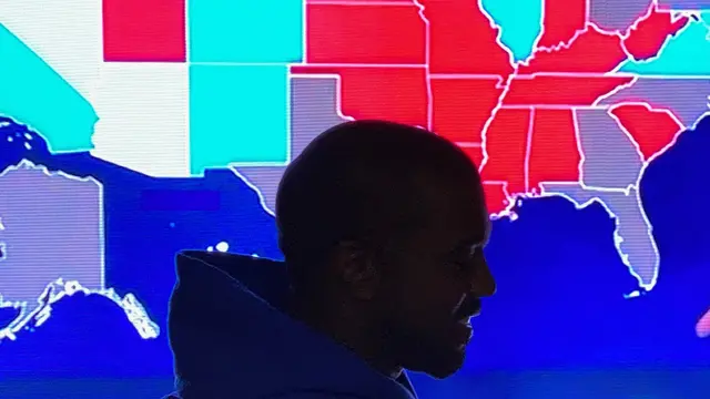 Unggahan Kanye West di penghitungan suara Pilpres AS. (Twitter/ kanyewest)