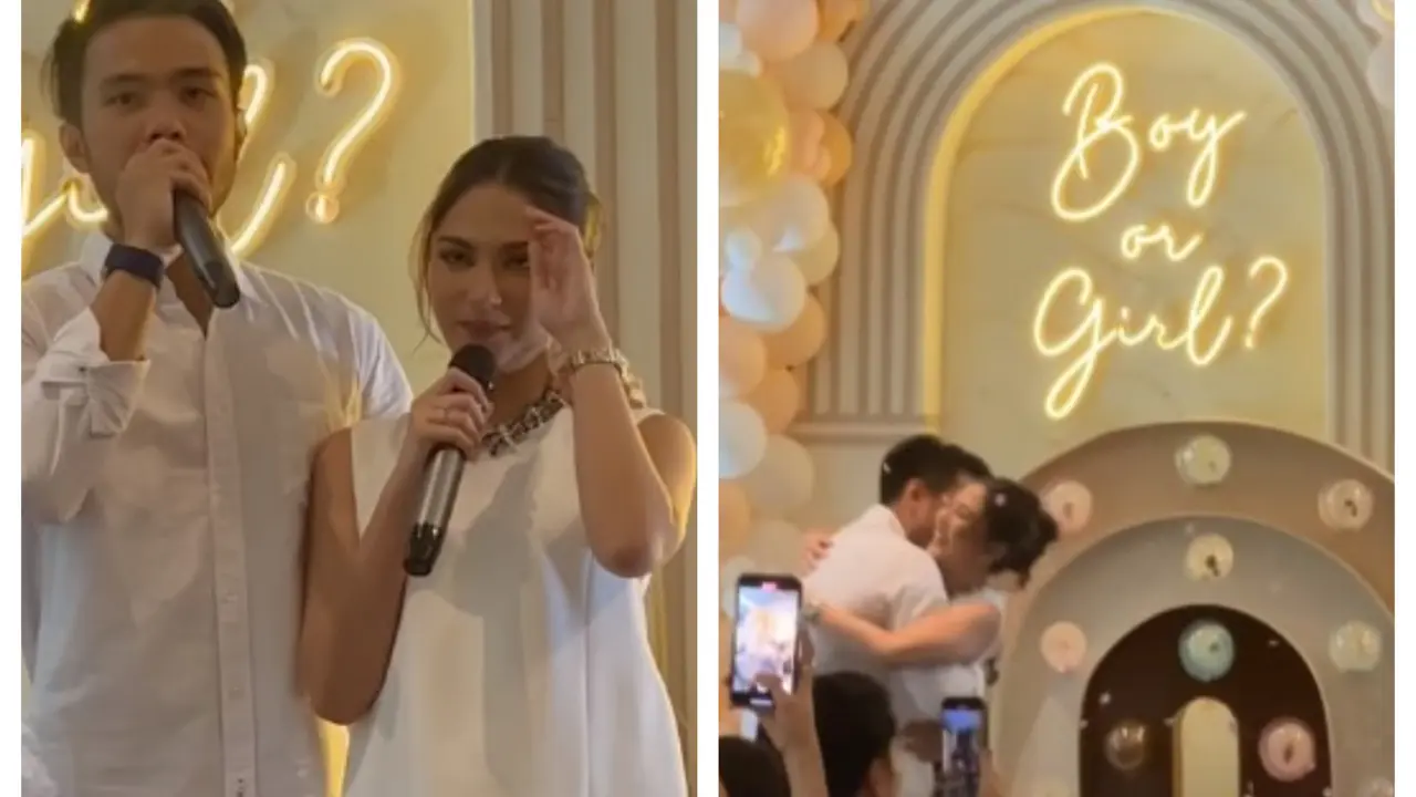 Potret Gender Reveal Jessica Mila dan Yakup Hasibuan