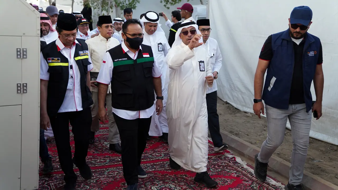 Menag Yaqut Kunjungi Arafah