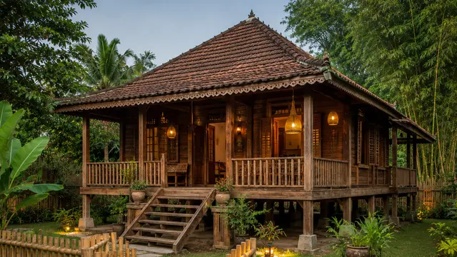 rumah kampung nuansa natural, ChatGPT