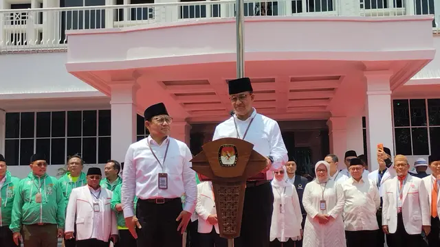 Pasangan Anies Baswedan dan Muhaimin Iskandar (AMIN) (Liputan6.com/Winda Nelfira)