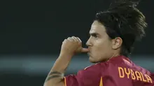 Striker AS Roma, Paulo Dybala. (Filippo MONTEFORTE / AFP)