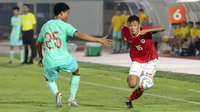 Laga Persahabatan Antara Timnas Indonesia U-20 Vs Timnas China U-20
