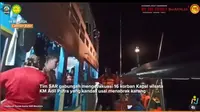 16 Penumpang Kapal Wisata yang Tenggelam di Kawasan Taman Nasional Komodo Dievakuasi