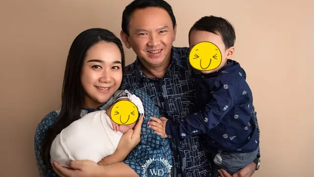 6 Pemotretan Terbaru Keluarga Ahok dan Puput Nastiti, Kedua Anaknya Bikin Gemas