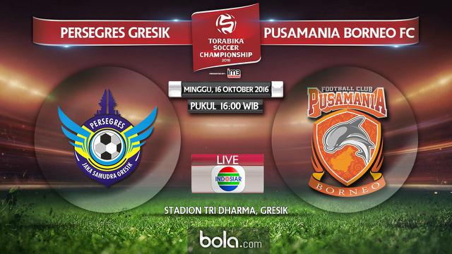 Persegres Gresik United Vs Pusamania Borneo FC