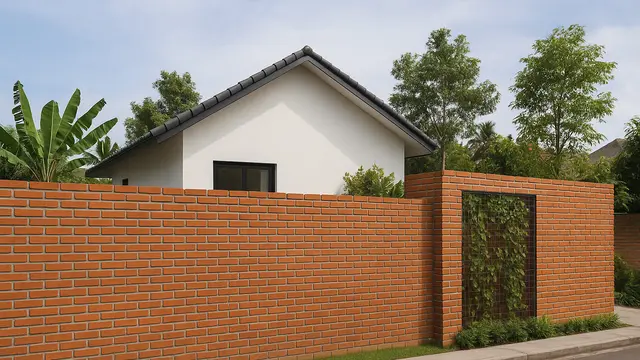 Model Pagar Tembok Tanpa Besi yang Lagi Hits/Ilustrasi AI