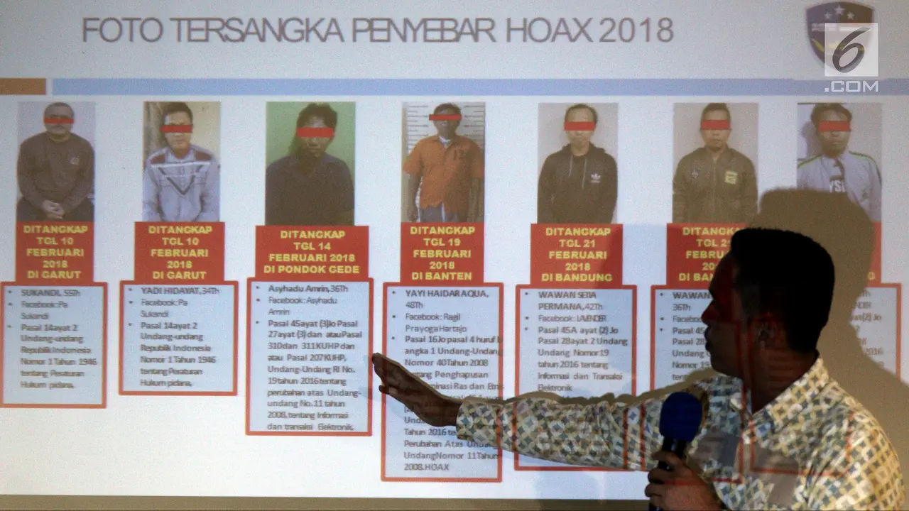 Bareskrim Bekuk Penebar Hoax Terhadap Jokowi dan Megawati