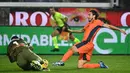 Berkat hasil ini, Inter masih kokoh di puncak klasemen Serie A dengan raihan 28 poin. (Isabella BONOTTO / AFP)