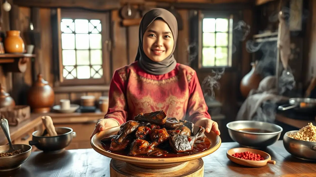 resep ayam rendang padang