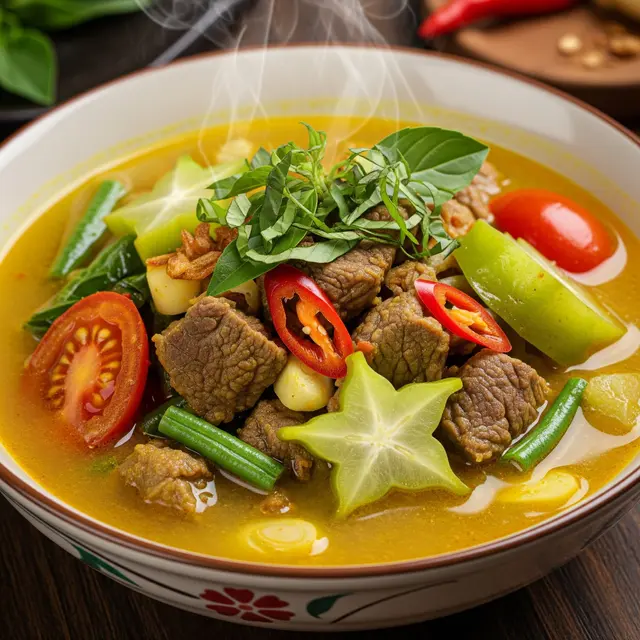 Garang Asem Daging Sapi Belimbing Wuluh (Gemini AI)