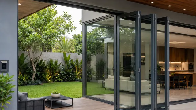 Inspirasi Pintu Lipat untuk Halaman Belakang