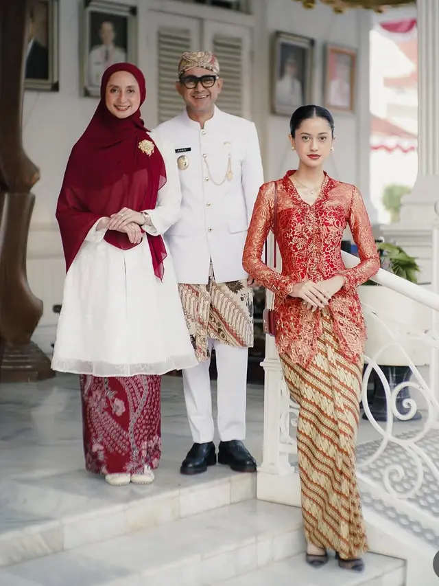 Asila Maisa saat Dampingi sang Ayah, Ramzi di Upacara Kemerdekaan ke-80 di Cianjur. [@therealasilamaisa]