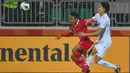 Pemain timnas Indonesia U-20 berjibaku melawan pemain Uzbekistan pada laga terakhir Grup A Piala Asia U-20 di Stadion Istiqlol Fergana, Uzbekistan, Selasa (7/3/2023). Timnas Indonesia U-20 tersingkir dari Piala Asia U-20 menyusul hasil bermain imbang 0-0 dengan Uzbekistan di laga terakhir Grup A. (Foto: Dok PSSI)