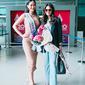 Miss Universe 2021, Harnaaz Kaur Sandhu, tiba di Indonesia, 25 Mei 2022, jelang malam final Puteri Indonesia 2022, 27 Mei 2022. (dok. Instagram @officialputeriindonesia/https://www.instagram.com/p/Cd9n5-ZvWIj/)