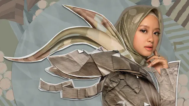 Inspirasi hijab dari kuliner favorit Gita Savitri