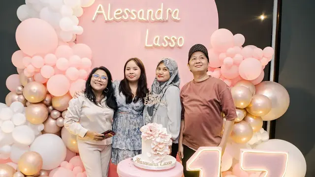 Momen Bahagia Ulang Tahun ke-17 Alessandra Lasso, Putri Bungsu Ari Lasso yang Curi Perhatian