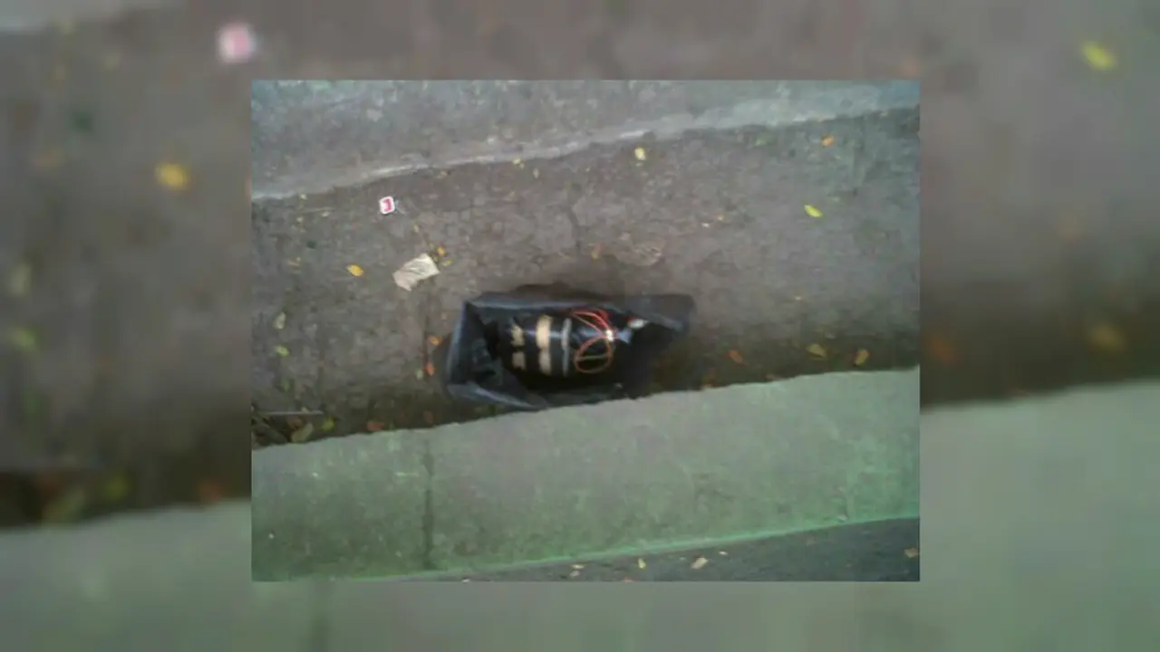 Foto Benda Diduga Bom di Pasar Cipulir