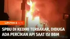 Sebuah stasiun pengisian bahan bakar umum atau SPBU di Kediri, Jawa Timur, terbakar hingga menghanguskan sebuah mobil. Diduga, kebakaran dipicu percikan api saat pengisian bahan bakar.