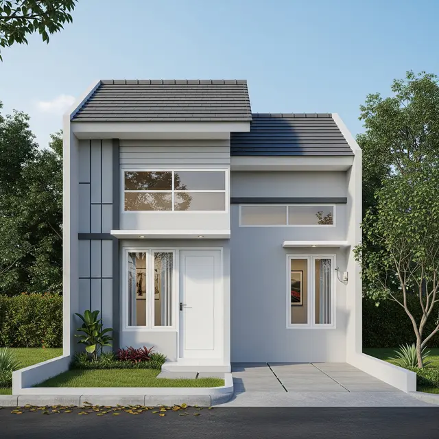 9 Model Rumah 8x10 Sederhana 2025 dengan Konsep Low Budget
