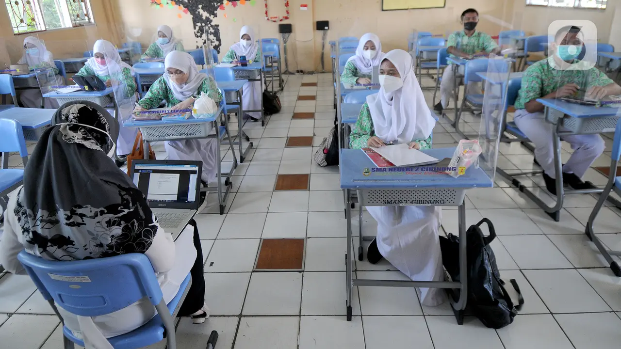 FOTO: Penerapan Belajar Tatap Muka dengan Protokol Kesehatan COVID-19