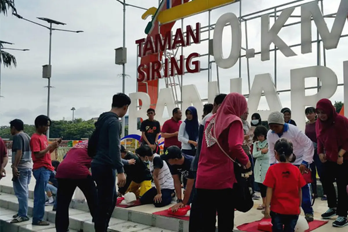 STIKES Sari Mulia Banjarmasin Gelar Pelatihan CPR  untuk Umum